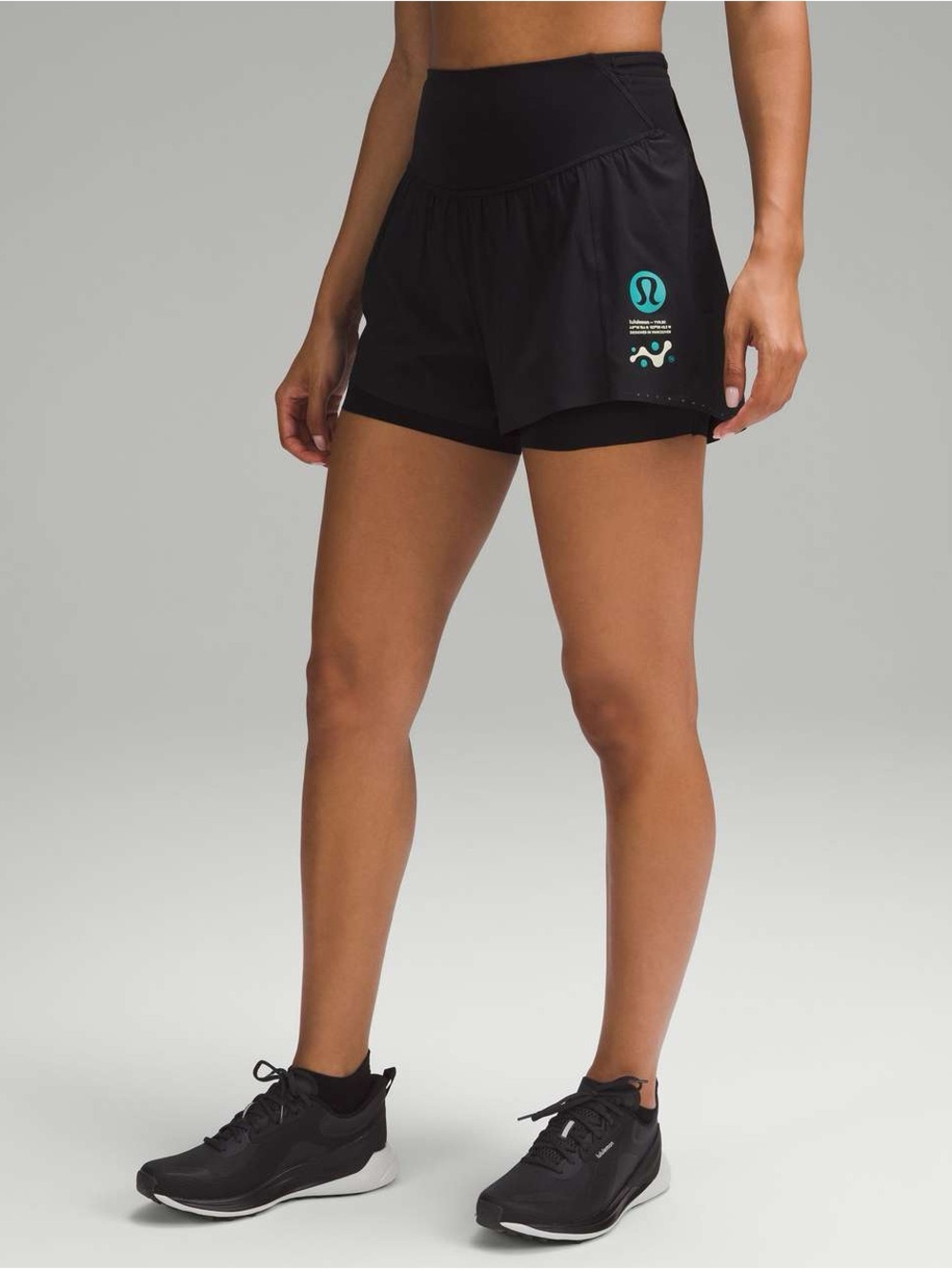 lululemon athletica Nulux Road to Trail HRShort 4” Sz-6 - Picture 2 of 10